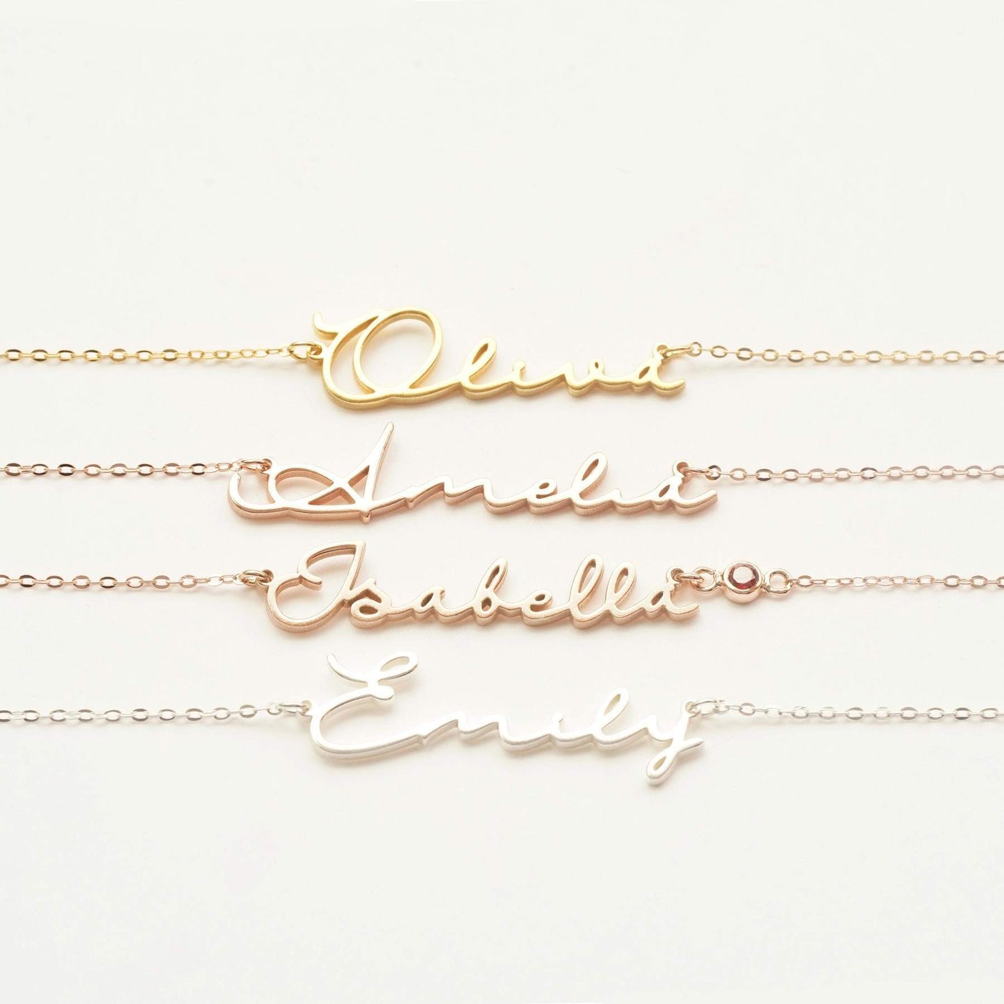 Custom Name Necklace (18k gold)