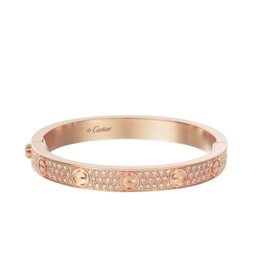 Claudia Rose Gold Diamanté Paved Bracelet