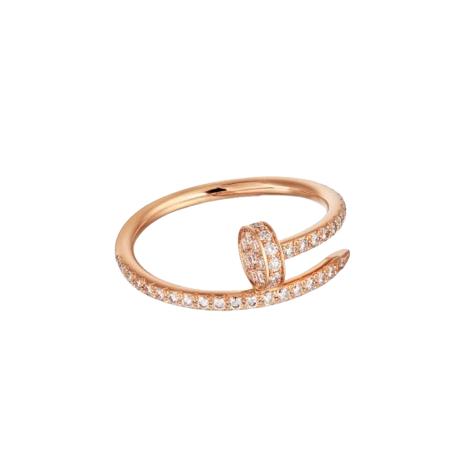 Clouie Full Diamanté Ring (in gold, silver and rose gold)