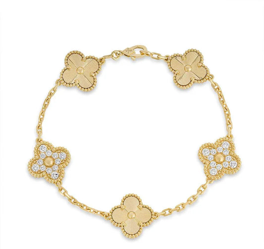 Gold Diamanté VC Bracelet