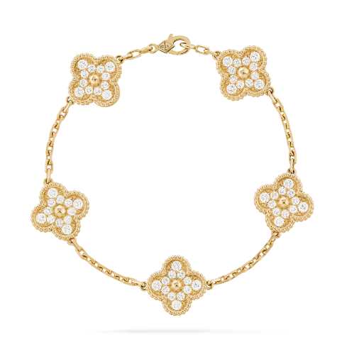 Gold Full Diamanté VC Bracelet