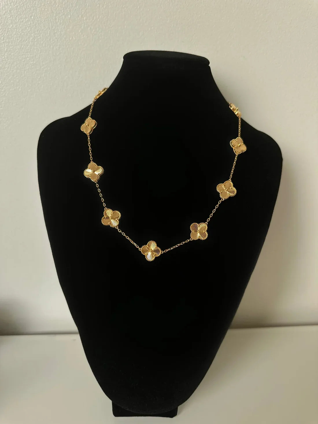 Multi Clover Gold VC Necklace