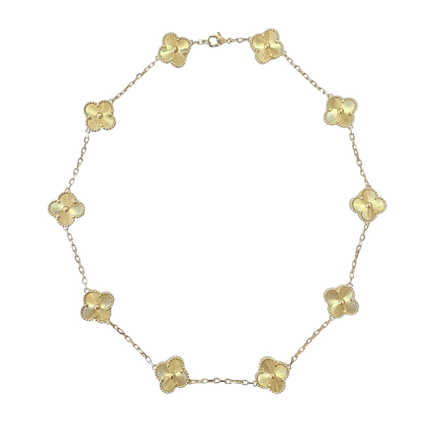 Multi Clover Gold VC Necklace