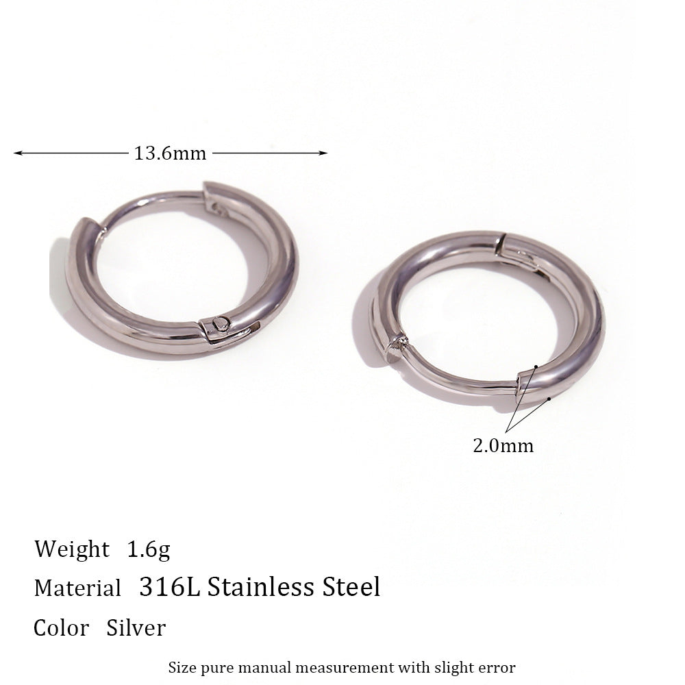 Hoop Earning (stainless steel)