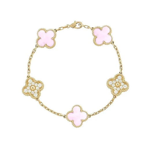 Pink Gold Diamanté VC Bracelet