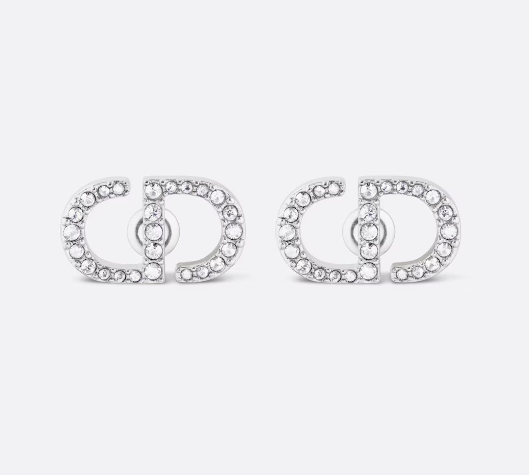 Delara Diamanté Earrings (in gold, silver and white gold)