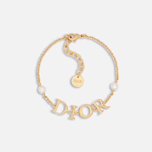 Delara Gold Pearl Bracelet