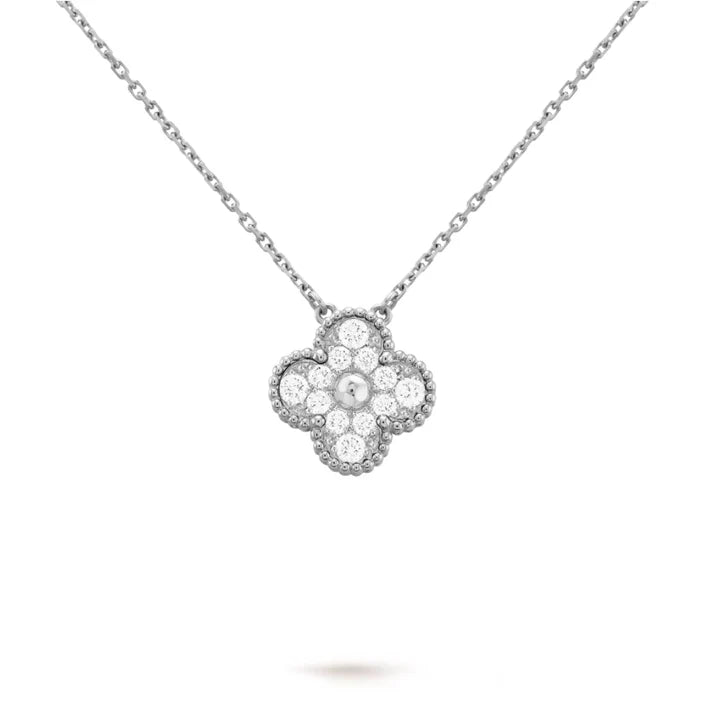 Silver Diamanté VC Necklace