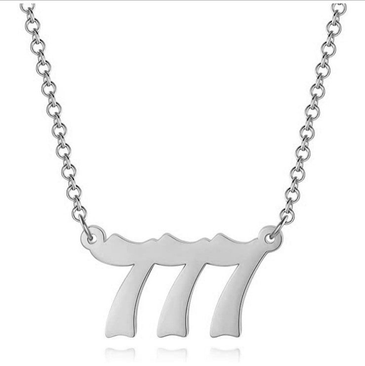 Angel Number Necklace 000 - 999 (stainless steel) - Setara