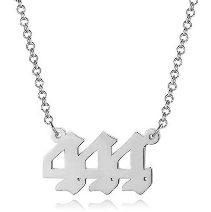 Angel Number Necklace 000 - 999 (stainless steel) - Setara