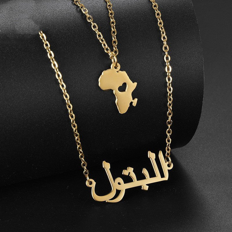 Arabic Name Necklace Designs (stainless steel) - Setara