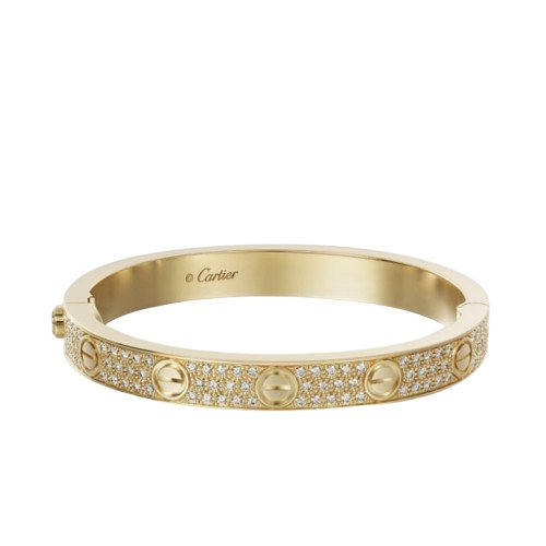 Claudia Gold Diamanté Paved Bracelet - Setara