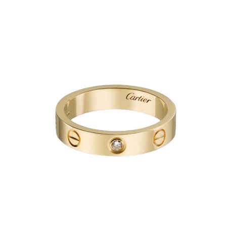 Claudia Half Diamanté Ring SM (in gold, silver and rose gold) - Setara