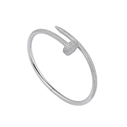 Clouie Silver Full Diamanté Bracelet - Setara