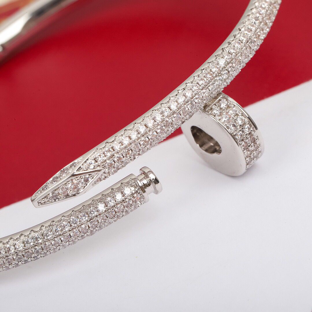 Clouie Silver Full Diamanté Bracelet - Setara