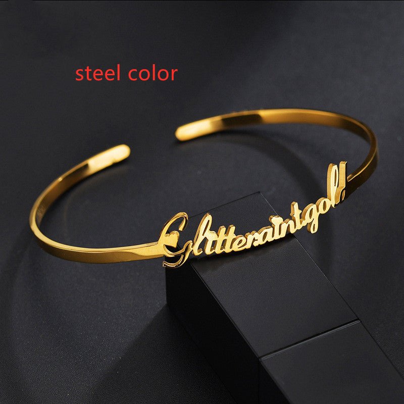 Custom Name Bracelet (stainless steel) - Setara