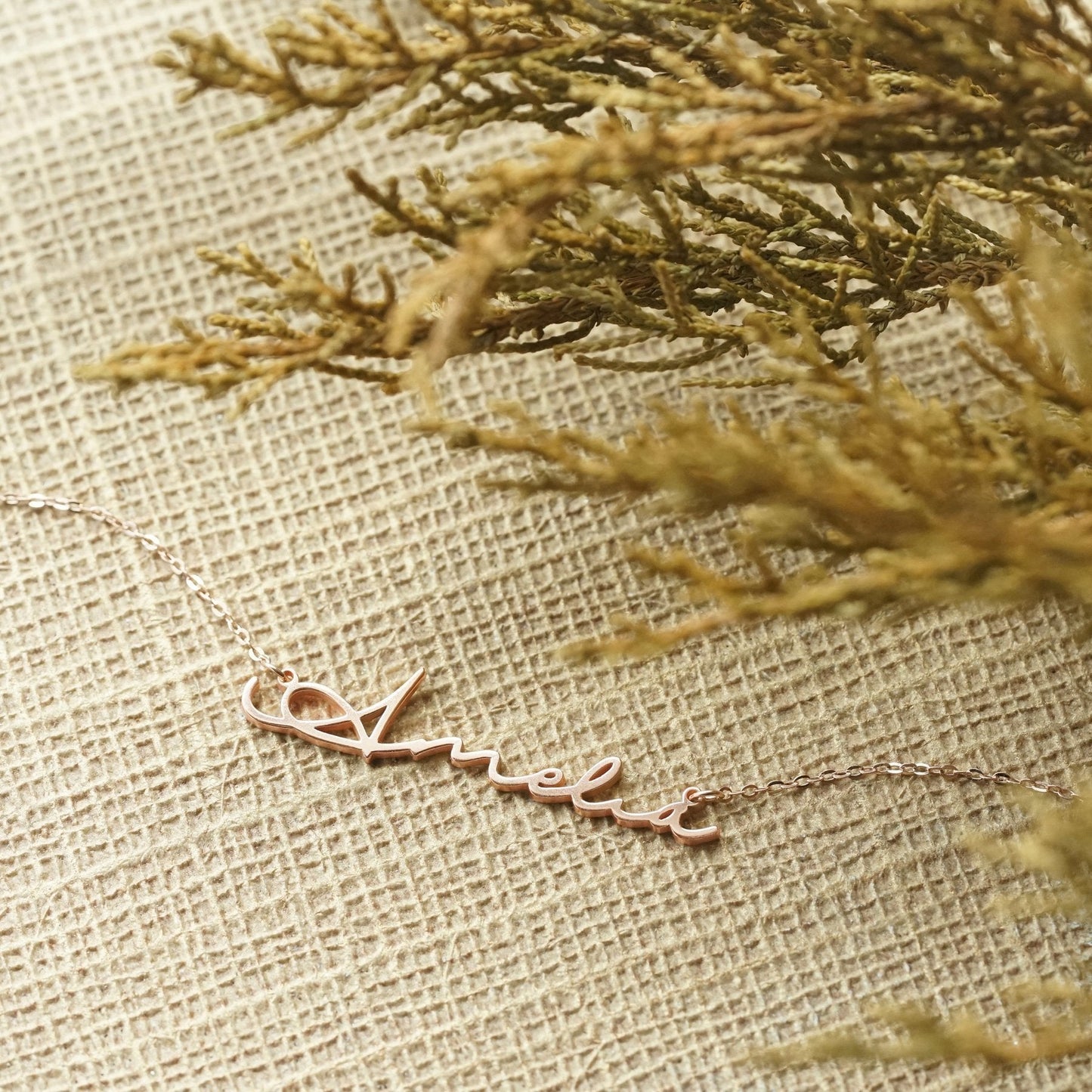 Custom Name Necklace (18k gold) - Setara