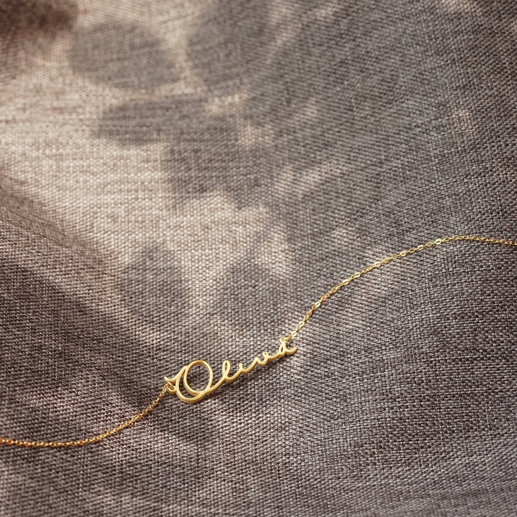 Custom Name Necklace (18k gold) - Setara