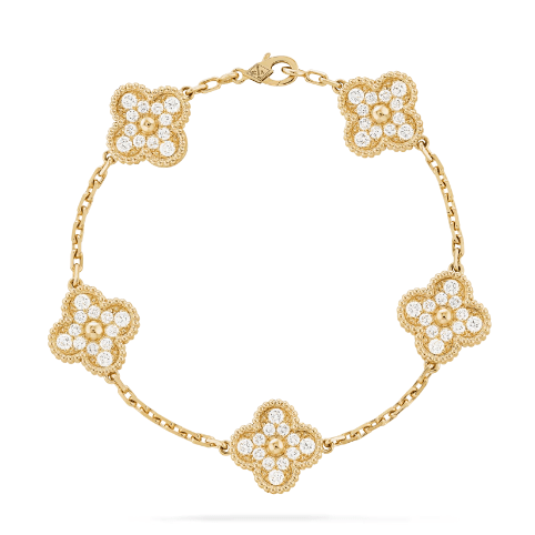 Gold Full Diamanté VC Bracelet - Setara