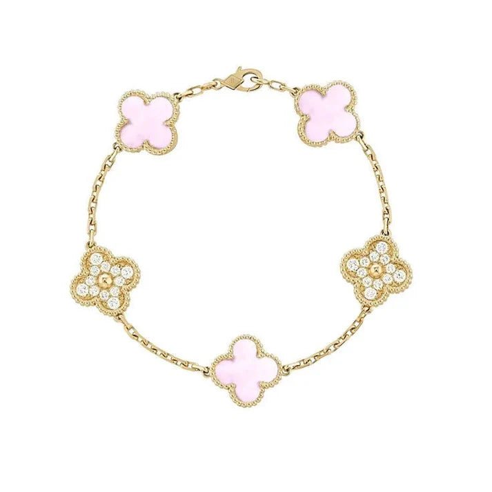 Pink Gold Diamanté VC Bracelet - Setara