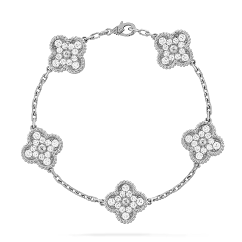 Silver Full Diamanté VC Bracelet - Setara